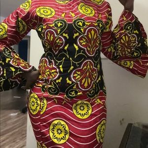 Wax/Ankara dress